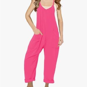 Vibrant Pink Jumpsuit